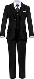 Boys' 5 Piece Formal Suit Set by Hipfun
