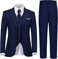 Boys Suit for Kids Teens Formal 5 Piece Tuxedo Suit Set by Lycody