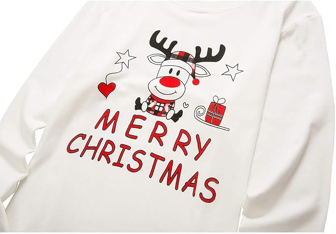 Weixinbuy Family Pajamas Set Christmas Pjs Matching Clothes Pajamas - Image 6