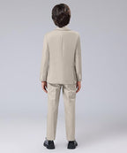 Boys' Formal Suit Set Adjustable Waist Suits - Image 7