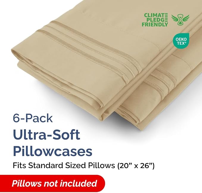 Standard Pillow Cases Set of 6 - Image 2