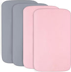4-Pack Fitted Crib Sheets for Boys and Girls by Bilobanbabybedding