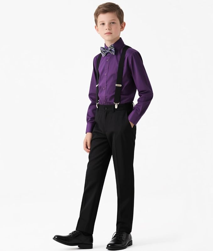 Boys Suits Formal Dress Vest and Pants Set - Image 4