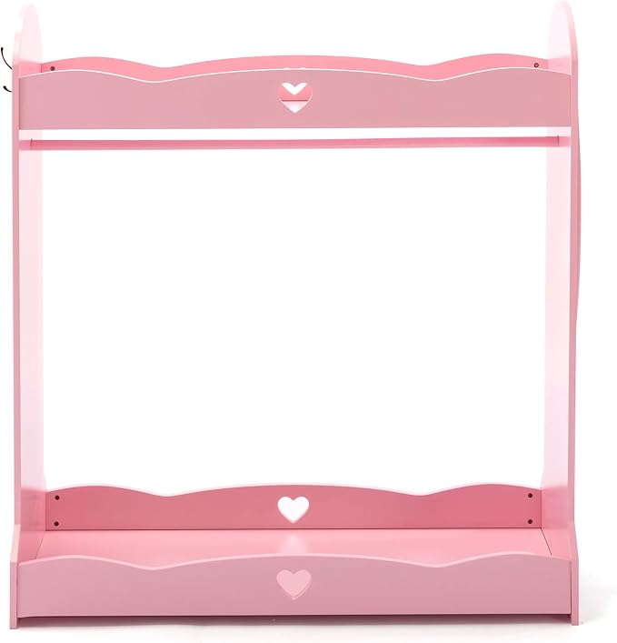 COSVALVE Kids Armoire Dress-Up Storage w/Mirror, Dress up Closet, Open Hanging - Image 3