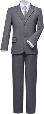 Visaccy Boys Suits Slim Fit Dress Clothes Ring Bearer Outfit by Visaccy