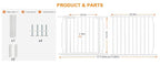 Extra Wide Baby Gate Extra Tall Dog Gate - Image 2