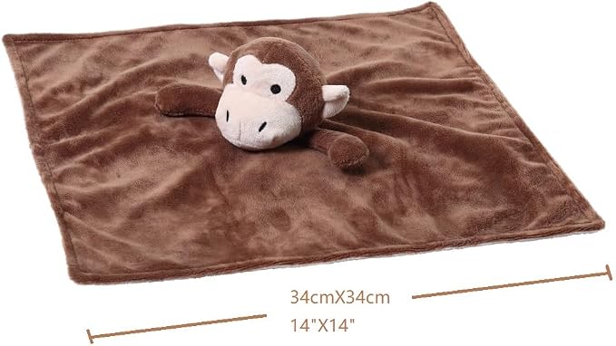 CREVENT Cozy Plush Baby Security Blanket, Loveys - Image 5