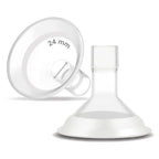 Maymom MyFit Comfy Series 24 mm Two-Piece Design Breastshield Compatible by Maymom