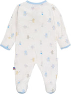 Magnetic Me Boys Modal Magnetic Baby Footie Pajamas | Silky Soft Modal Fabric | - Image 2