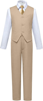 Visaccy Boys Suits Slim Fit Dress Clothes Ring Bearer Outfit - Image 6
