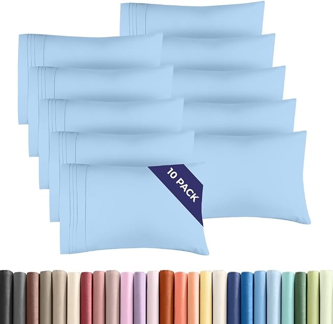 Standard Pillow Cases Set of 10 by CGKUnlimited