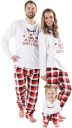 Weixinbuy Family Pajamas Set Christmas Pjs Matching Clothes Pajamas - Image 2