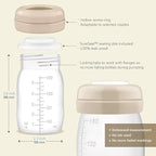 Maymom Wide Neck Breastmilk Collection n Storage Bottle 5.4 oz; Re-markable - Image 7