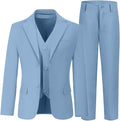 Boys' 3 Piece Suit Set with Suit Jacket, Formal Tuxedos Slim Fit Ring Bearer by Hipfun