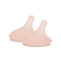 Suavinex Zero.Zero Dense Flow Asymmetrical Silicone Nipple, 2 Pack by Suavinex