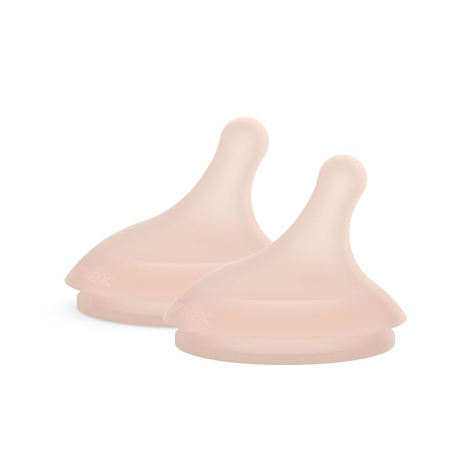 Suavinex Zero.Zero Dense Flow Asymmetrical Silicone Nipple, 2 Pack by Suavinex