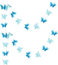 Butterfly Banner Decorative Paper Garland by zilue