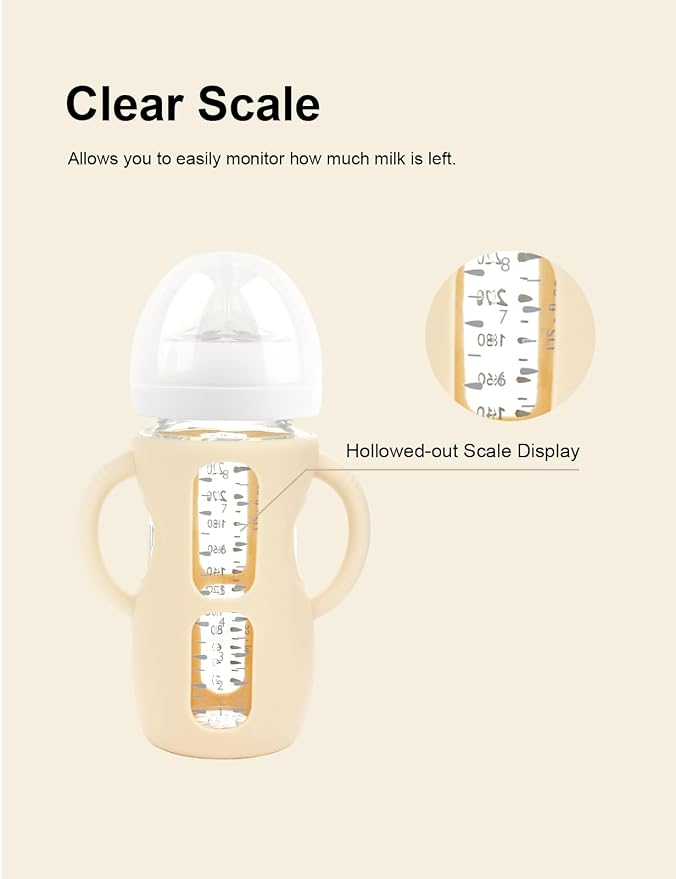 4-Pack Silicone Sleeves for Philips Avent Glass Bottles, BPA-Free - Image 6