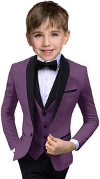 Boys Suit 3 Piece Ring Bearer Suit Kids Formal Jacket Vest Pants Suits Wedding by Unknown
