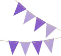 Dark Purple and Light Purple Pennant Banner, Dark Purple and Light Purple by CC+wonderland+zone
