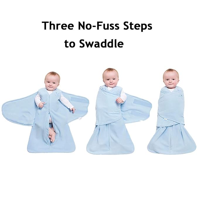HALO 100% Cotton Sleepsack Swaddle, 3-Way Adjustable Wearable Blanket, TOG 1.5 - Image 8