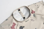 GZMM Waterproof Baby Bibs, Infant Toddler Extra Cover Feeding Bib - Image 2