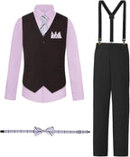 Boys Suits Formal Dress Vest and Pants Set by Unknown