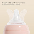 Gulicola Natural Glass Baby Bottles Set 4 Pack, Newborn Girl Breastfeeding - Image 5