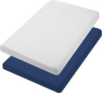 TILLYOU Mini Crib Fitted Sheets 2 Pack - Image 7