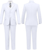 Boys' Formal Suit Set Adjustable Waist Suits - Image 4