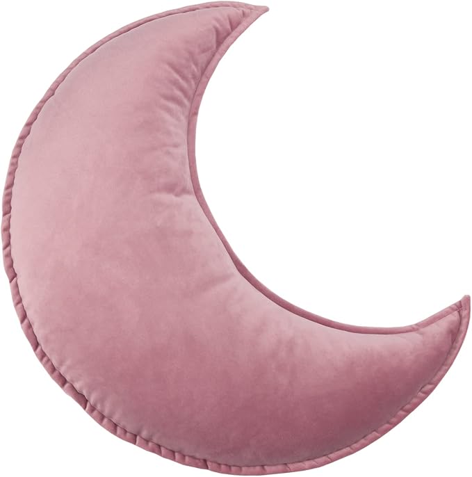 JIKAL Star Moon Shaped Pillow Soft Velvet Nursery Stuffed Throw Pillows by Unknown