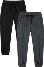 Toddler Boys Cargo Jogger Pants Baby Boys Sweatpants Thin Quick Dry Casual Pull by Muaney
