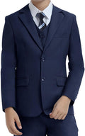 Boys Suit for Kids Teens Formal 5 Piece Tuxedo Suit Set by Lycody