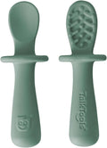 TalkTools ITSY Tiny Silicone Spoons – Twin Pack Soft Silicone Self-Feeding by TalkTools