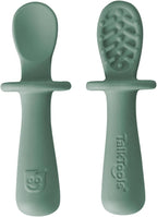 TalkTools ITSY Tiny Silicone Spoons – Twin Pack Soft Silicone Self-Feeding by TalkTools