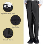 Boys Suit 3 Piece Ring Bearer Suit Kids Formal Jacket Vest Pants Suits Wedding - Image 6
