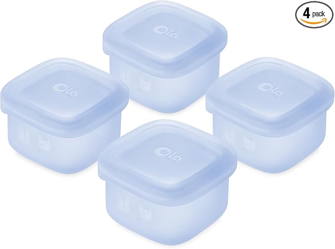 Olababy Clear Sense Silicone Storage Containers 4pk by Olababy