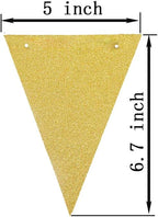 Gold Pennant Banner - Image 3