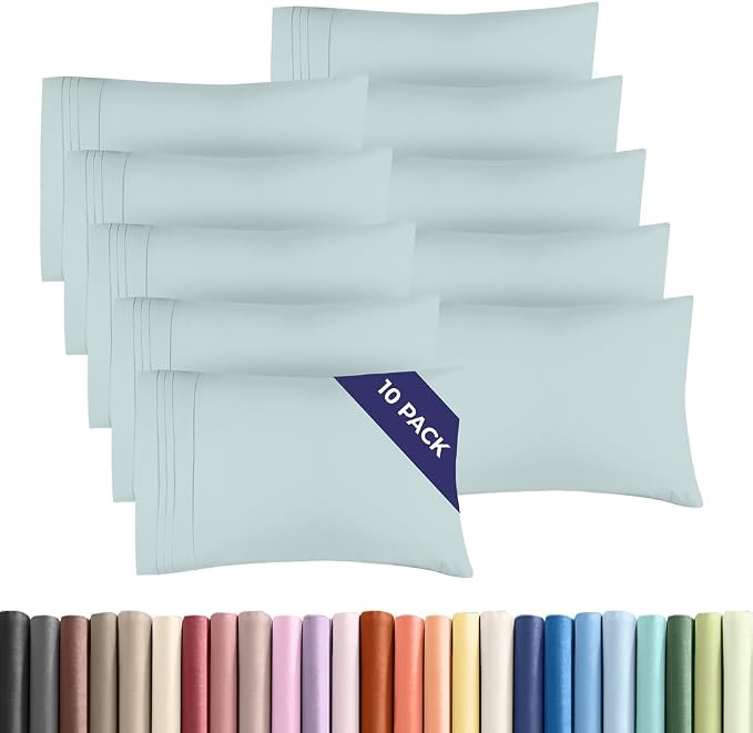 King Pillow Cases Set of 10 by CGKUnlimited