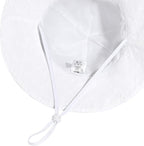 Baby Girl Sun Hat with UPF 50+ Outdoor Adjustable Beach Hat with Wide Brim - Image 4