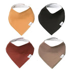 Copper Pearl 4 Pack Soft Cotton Baby Bibs by CopperPearl