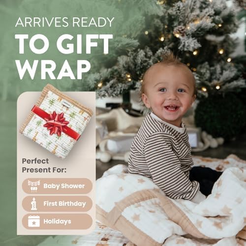 Organic Cotton Muslin Baby Blanket - Image 7