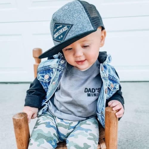 Baby Hats - Baseball Hat, Newborn Youth Flat Brim Mesh Trucker Surf Skate Bubba - Image 7