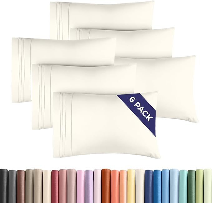 Queen Pillow Cases Set of 6 by CGKUnlimited