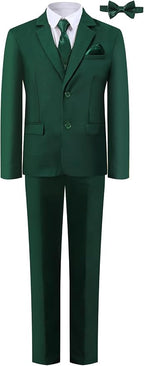 A&J DESIGN Boys 7-Piece Formal Suit Ring Bearer Outfit by AJDESIGN