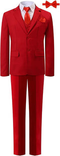 A&J DESIGN Boys 7-Piece Formal Suit Ring Bearer Outfit by AJDESIGN