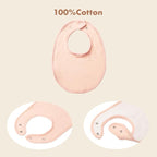 8-Pack Cotton Baby Drool Bibs - Image 5