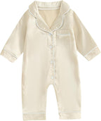 MAINESAKA Newborn Baby Girl Boy One Piece Pajama Romper Sleep Jumpsuit Silk by MAINESAKA