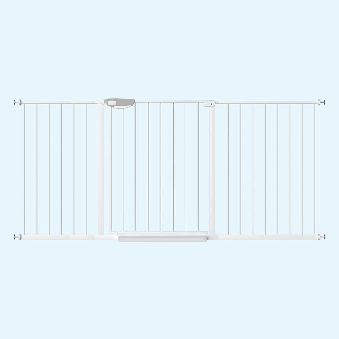 WAOWAO Triple Lock 77.17-84.65" Baby Gate Extra Wide Pressure Mounted Walk - Image 9