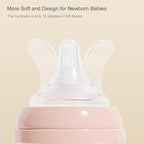 Gulicola Natural PP Baby Breastfeeding Bottles, Medium Flow Nipples, 3 Months + - Image 5